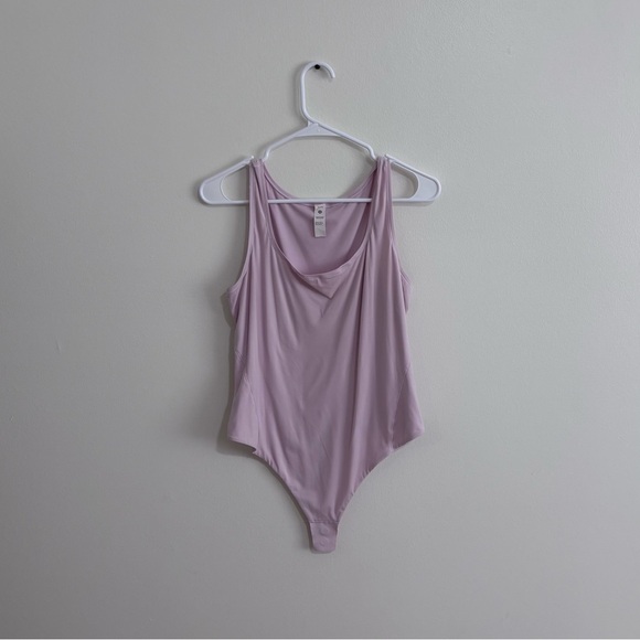 Lululemon Wundermost Ultra-Soft Nulu Square-Neck Sleeveless Bodysuit - XL Rose - Picture 3 of 6